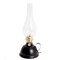 Lehman's Vintage Style Oil Lamp, Classic Nomad Model Burns Kerosene or Lamp Oil, Round Font with Curved Carrying Handle, Steel Burner, Glass Chimney and Wick for Non-Electric Lighting or Emergencies